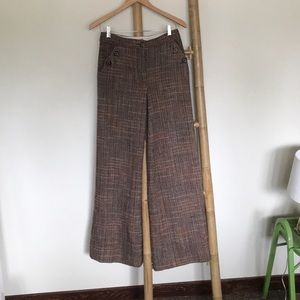 Anthropologie Wide Leg Pants.